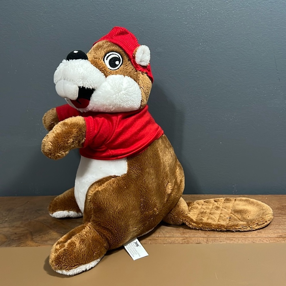 Buc-ee Beaver Mascot gas station Plush Stuffed Animal Toy 11 Inch stands alone